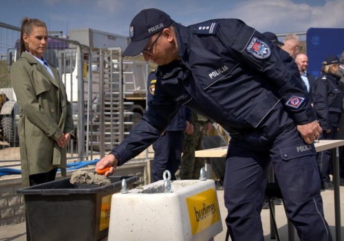 Na Mazurach powstaje nowoczesna komenda Policji za 45 mln zł. Budują duży kompleks ze strzelnicą