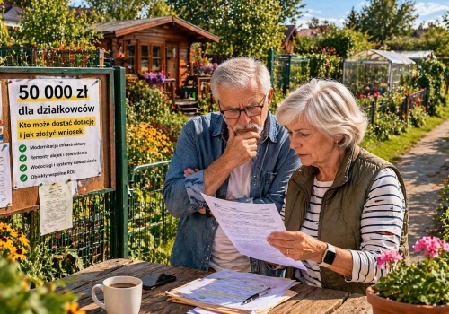 50 000 zł dla działkowców. Kto może dostać dotację i jak złożyć wniosek