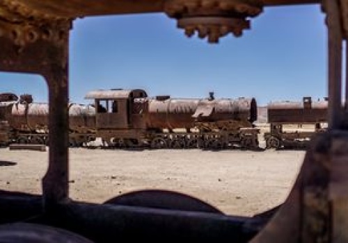 Cmentarzysko parowozów na końcu świata. Żywe świadectwo minionej epoki