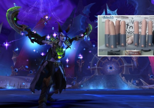 World of Warcraft z parówkami zamiast kontrolera? Gracz podbija internet