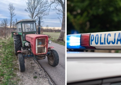 Nie te tablice, nie ten ciągnik. Rolnik stanie przed sądem