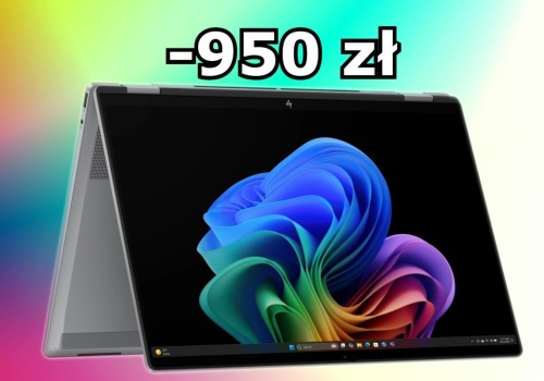 Potężny laptop HP 2w1 z OLED-em 950 zł taniej. 16 cali, 24 GB RAM i ekran dotykowy