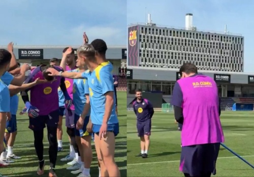 Sceny na treningu Barcelony. Tak potraktowali Szczęsnego