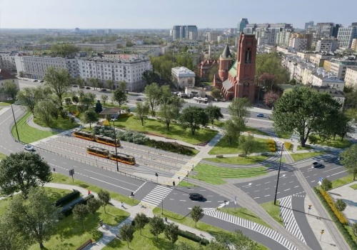 Plac Narutowicza – początek modernizacji