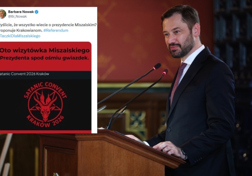 Konwent satanistów w Krakowie tuż przed referendum