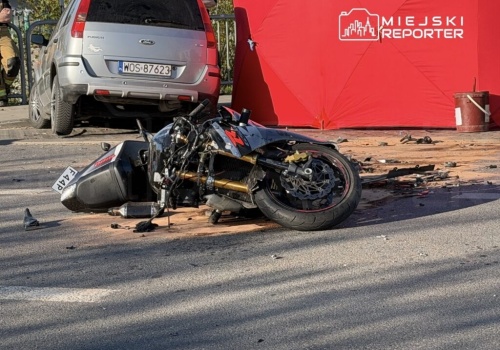 Śmiertelny wypadek motocyklisty. Nie żyje 28-latek!