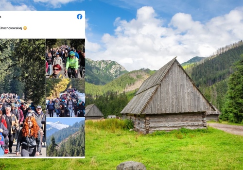 Pokazali kadry z Doliny Chochołowskiej. 