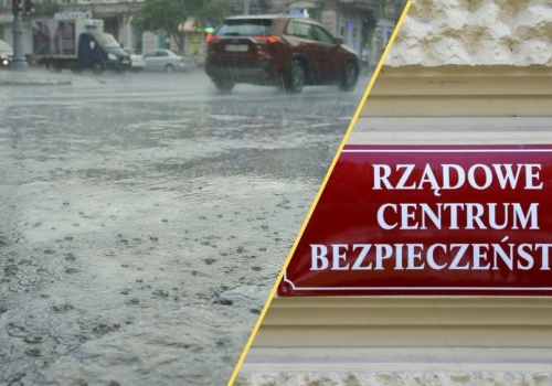 Nad Polskę nadciągają intensywne ulewy. Będzie pilna odprawa w RCB