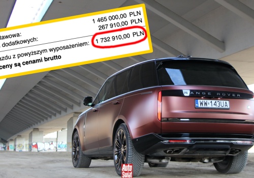 Jeździłem luksusowym SUV-em. Zaniemówiłem, gdy spojrzałem w cennik
