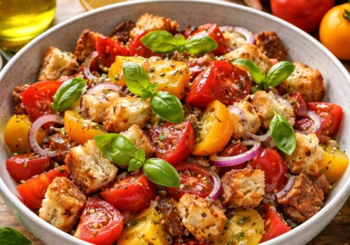 Skuś się na włoską sałatkę. Pyszna panzanella od Jurka Sobieniaka