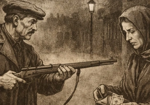 Wilhelm Szulc skazany za rozbój w Chojnicach. Groził karabinem i zabrał pieniądze