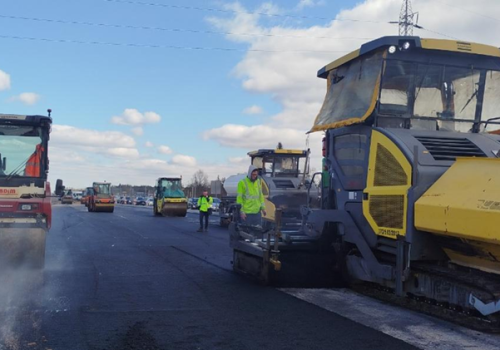 Postępuje budowa DK61 pod Warszawą