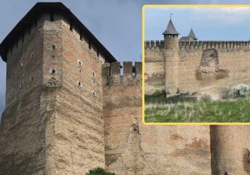 Runął fragment murów twierdzy w Chocimiu. 