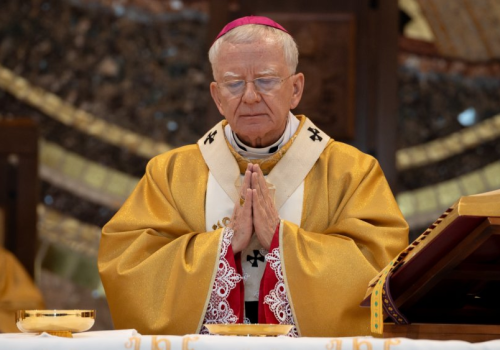 Abp Jędraszewski grzmi o reformie edukacji. Wspomniał o austriackim akwareliście