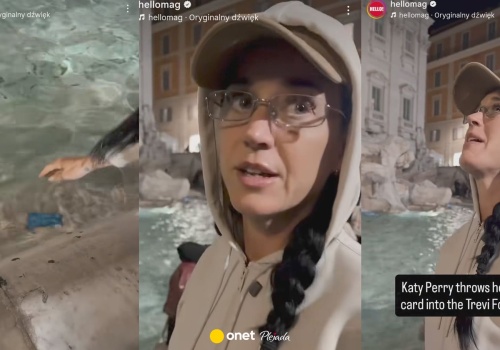 Katy Perry wrzuciła kartę kredytową do fontanny. 