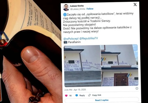 Kościół w Trzebini Sierszy zniszczony. „Zaczęło się od opiłowania katolików”