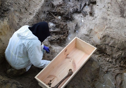 Partyzanci znalezieni w podkarpackim lesie doczekają się pochówku. Zginęli z rąk Niemców