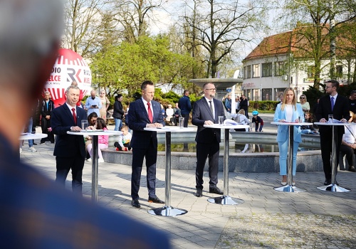 Pińczów. Debata kandydatów na burmistrza