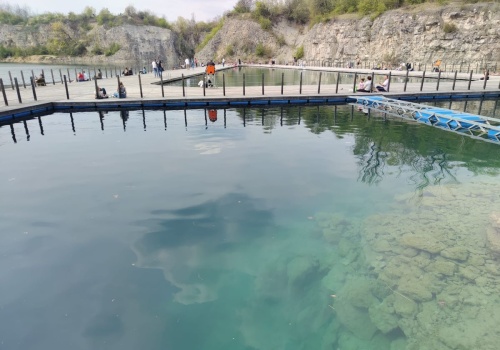 Zakrzówek w niedzielne popołudnie. Bez tłumów, przed sezonem