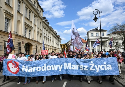 Ulicami Warszawy przeszedł Narodowy Marsz Życia. Wśród uczestników był prezydent Karol Nawrocki