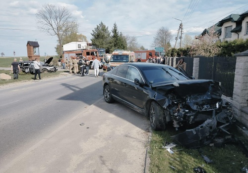 Groźny wypadek w Biskupiej Woli