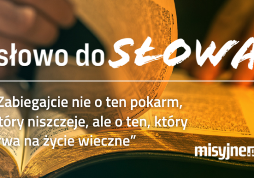 słowo do Słowa, 20 kwietnia 2026