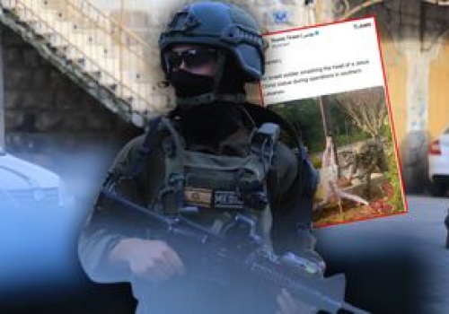 Skandal w Libanie. Żołnierz IDF niszczył figurę Chrystusa