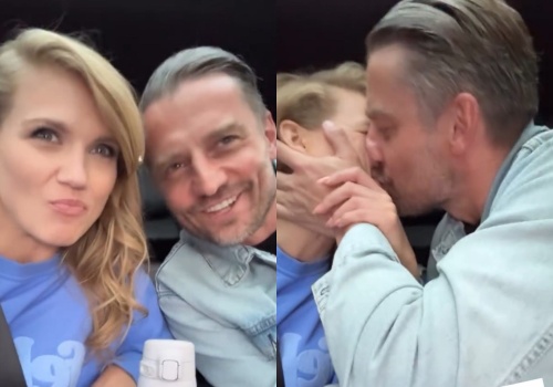 Kaczorowska i Rogacewicz nadają z auta. Celebrytka zwróciła się do 