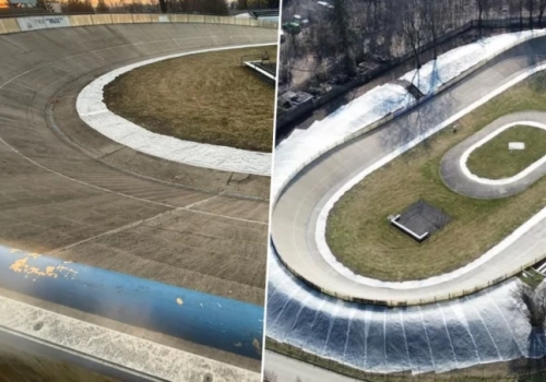 Zastali tor betonowy, a zostawią drewniany. Pierwszy etap prac przy Żmigrodzkiej zakończony