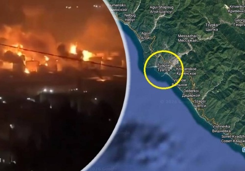 Ukraińcy wzięli na cel rosyjski port. Wybuchł potężny pożar