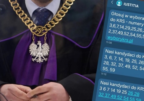 Farsa w sądach w całej Polsce. Iusititia rozsyła instrukcje dla swoich? Pokazano treść SMS-ów