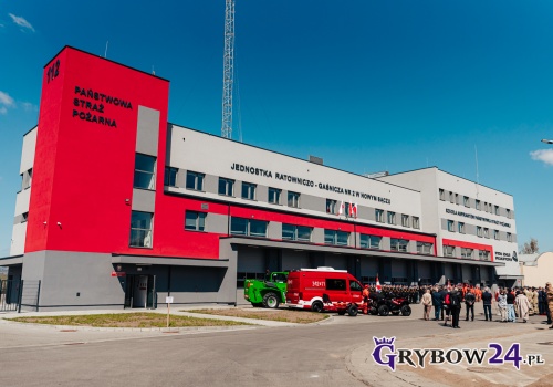 Strażacy z JRG 2 w Nowym Sączu z nową siedzibą!