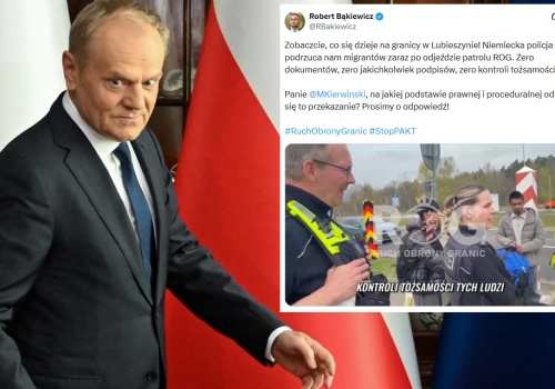 Niemcy w panice! Nagranie ROG z przepychania migrantów do Polski