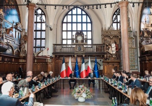 Tusk i Macron: Europa musi sama zadbać o bezpieczeństwo