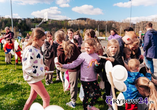 Wiosna w Grybowie rozbudzona – dzień pełen rodzinnej zabawy