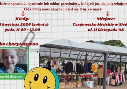 Wyprzedaż garażowa w Siedlcach wraca. „Podziel się dobrem” już 25 kwietnia