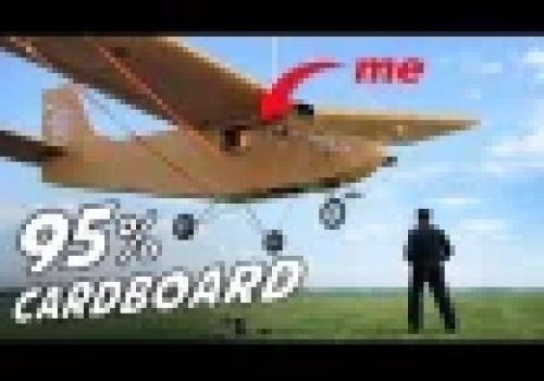 Chciał latać jak bracia Wright, ale miał tylko tekturę i marzenia.