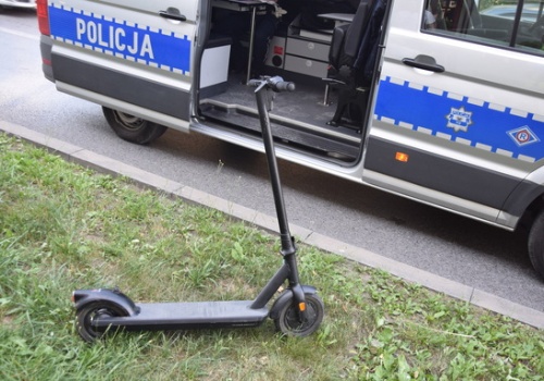 Zdarzenia z udziałem nieletnich na hulajnogach elektrycznych. 14-latek był nietrzeźwy