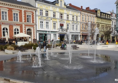 Miejskie fontanny w Świnoujściu na majówkę