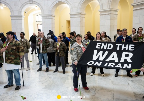 Antywojenny protest na Kapitolu. Kilkudziesięciu aresztowanych