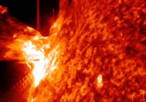 Zarejestrował nagranie z rozbłysku słonecznego. Dźwięki jak z horroru