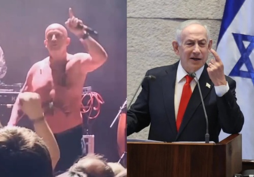 Peja skanduje z fanami przeciwko premierowi Izraela. „Jesteśmy oburzeni”