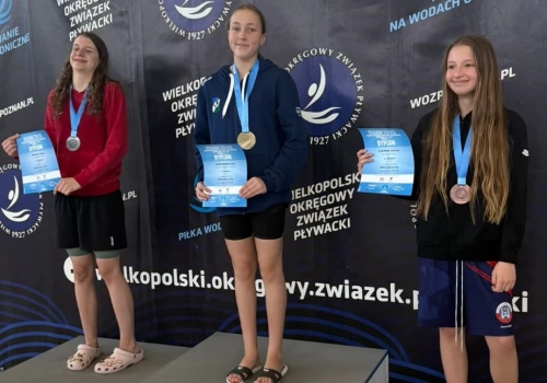 Młode pływaczki KKS Kalisz na medal!