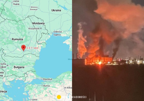 Potężna eksplozja wstrząsnęła Bukaresztem. Doszło do pożaru w elektrociepłowni