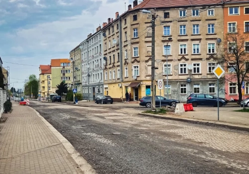 Ulica Działkowa przechodzi metamorfozę. Postęp prac remontowych (FOTO)