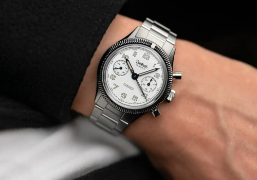 Hanhart 417 ES Moby Dick 39 mm. Chronograf w stylu retro o świetnym wyglądzie