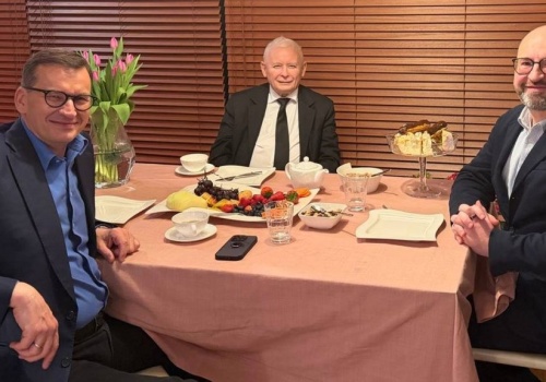 Spotkanie Kaczyńskiego z Morawieckim. Bielan: „Kto się czubi, ten się lubi”