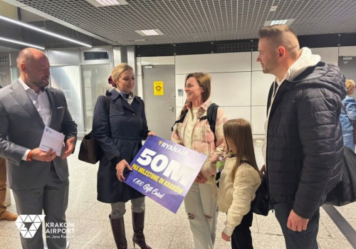 50 milionów pasażerów na krakowskim lotnisku. Ryanair świętuje
