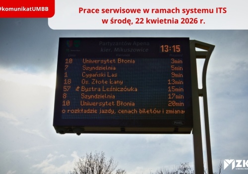 Możliwe przerwy w działaniu Systemu ITS w Bielsku-Białej