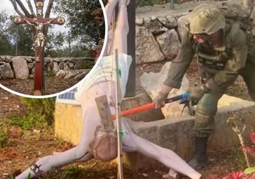 Skandal po zniszczeniu krzyża. Jest reakcja izraelskiej armii. Kara to nie wszystko